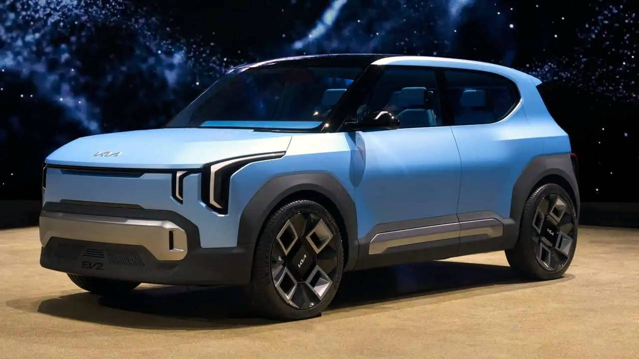 8188cc.威尼斯起亚 EV2 概念车预示着一款时髦实惠的电动汽车